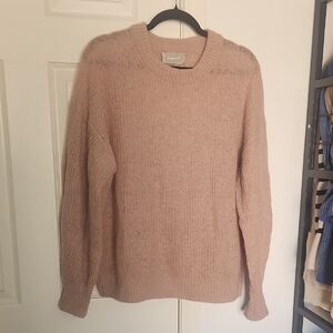 Everlane Pink Alpaca Blend Sweater Large